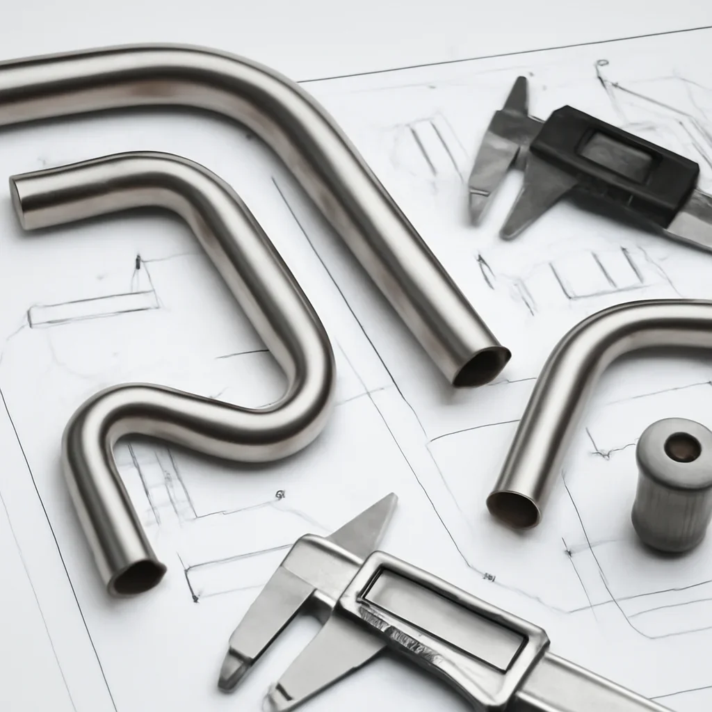 Precision tubular parts and drawings supporting how tight tolerances affect bent tube cost and lead time