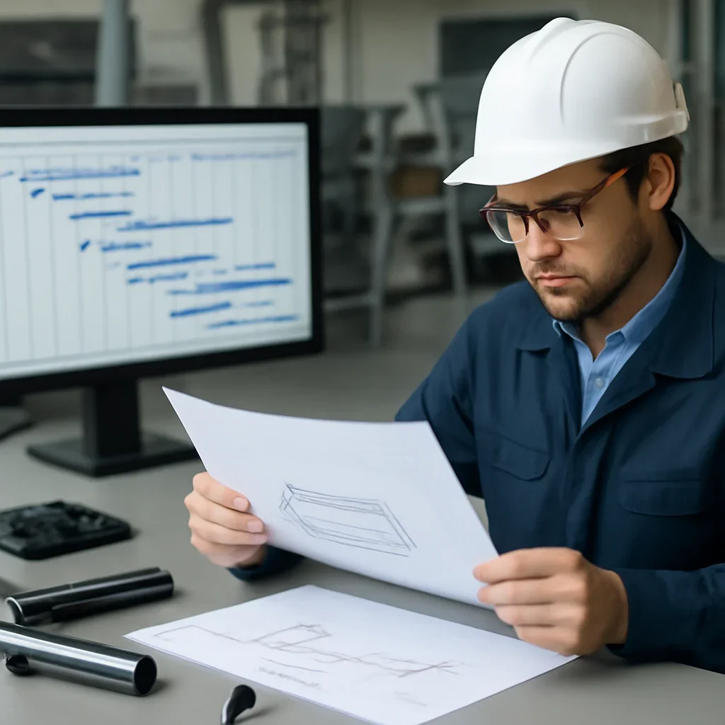 Production planning for custom tubular part capabilities review