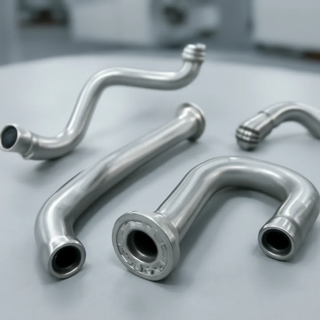 Aerospace Tubular Components Case Study components staged for inspection and production planning