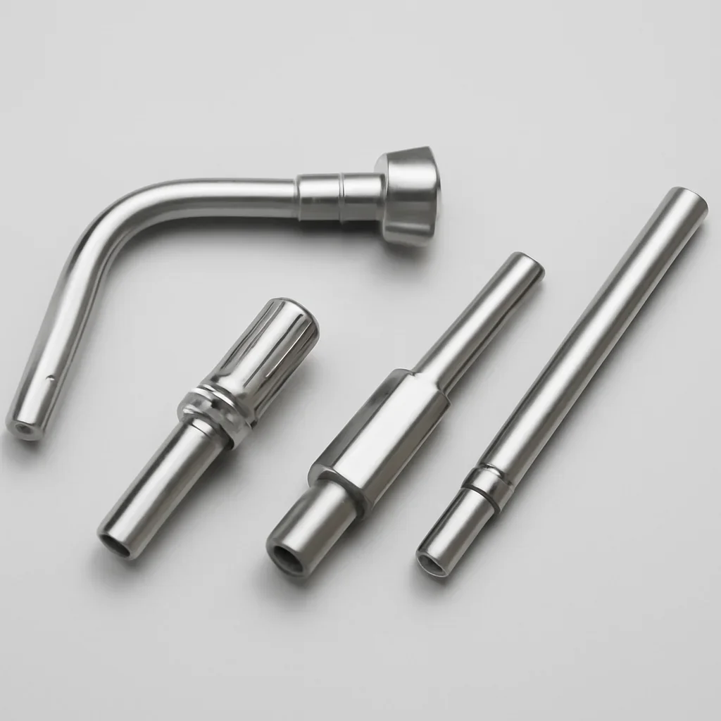 Representative tubular parts from medical aerospace telecom and equipment programs