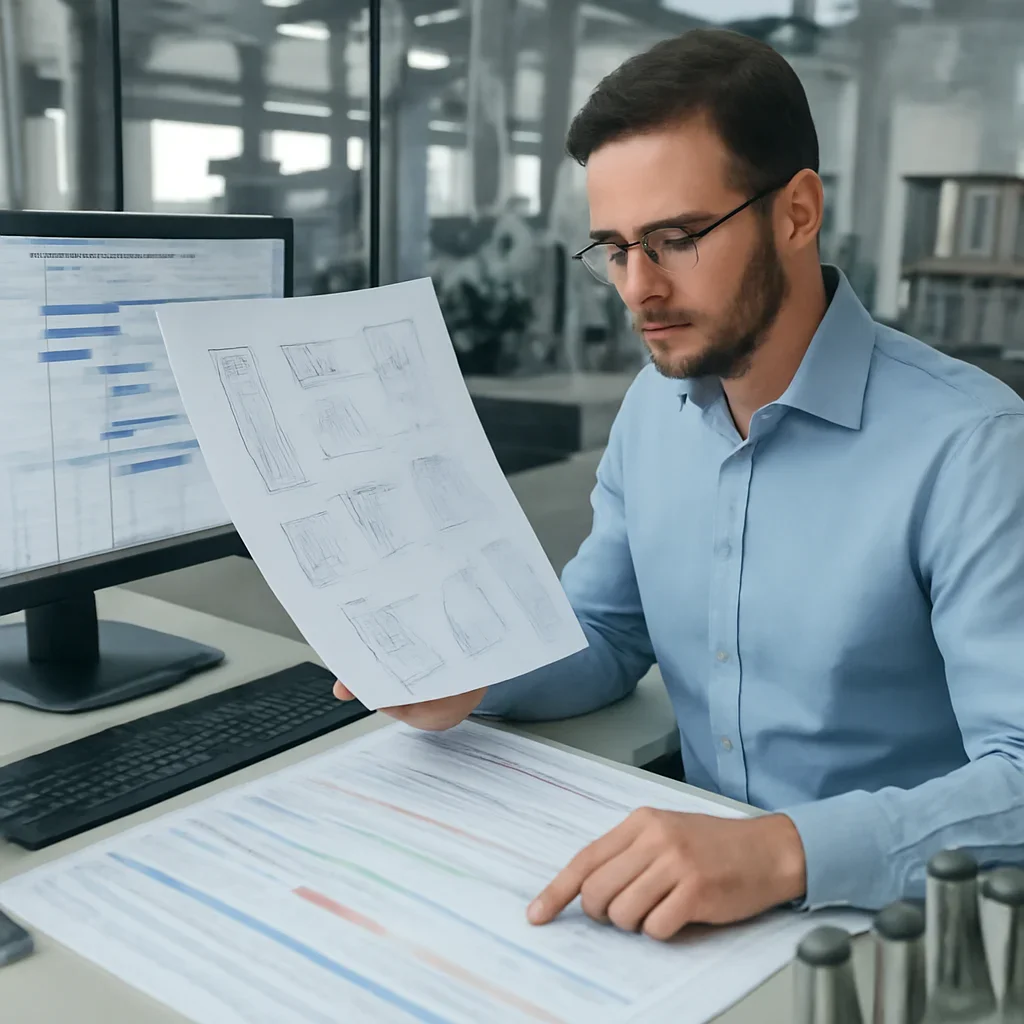 Production planning for custom tubular part capabilities review