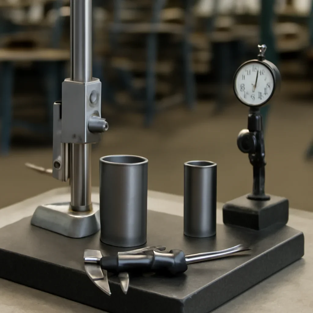 Inspection setup for small diameter tubular parts and assemblies