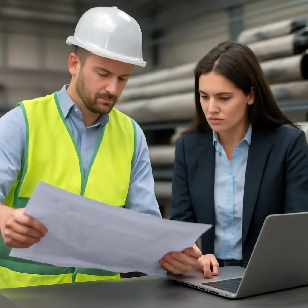 Project planning for tube fabrication work in Hayward, CA
