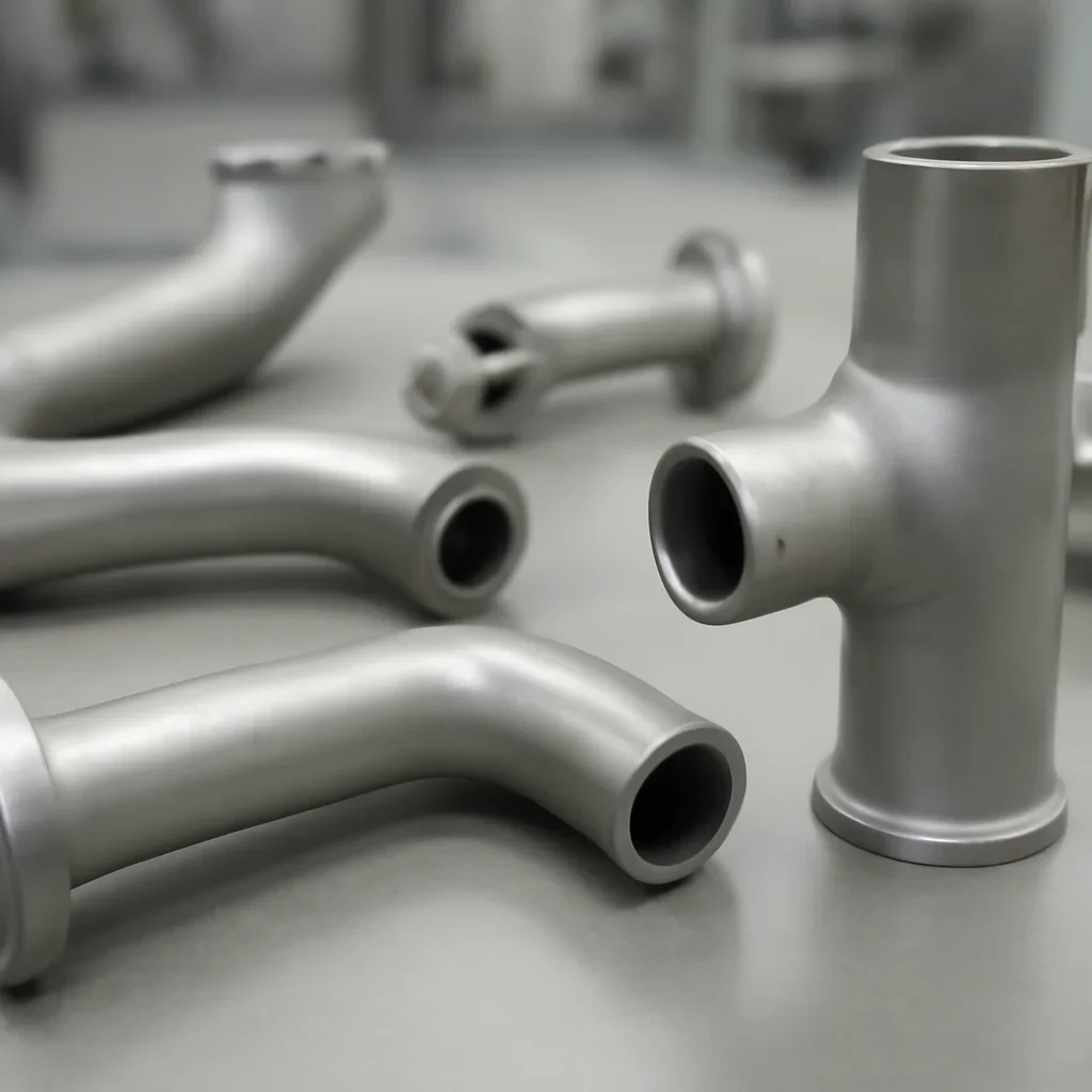 Aerospace Tube Fabrication components staged for inspection and production planning