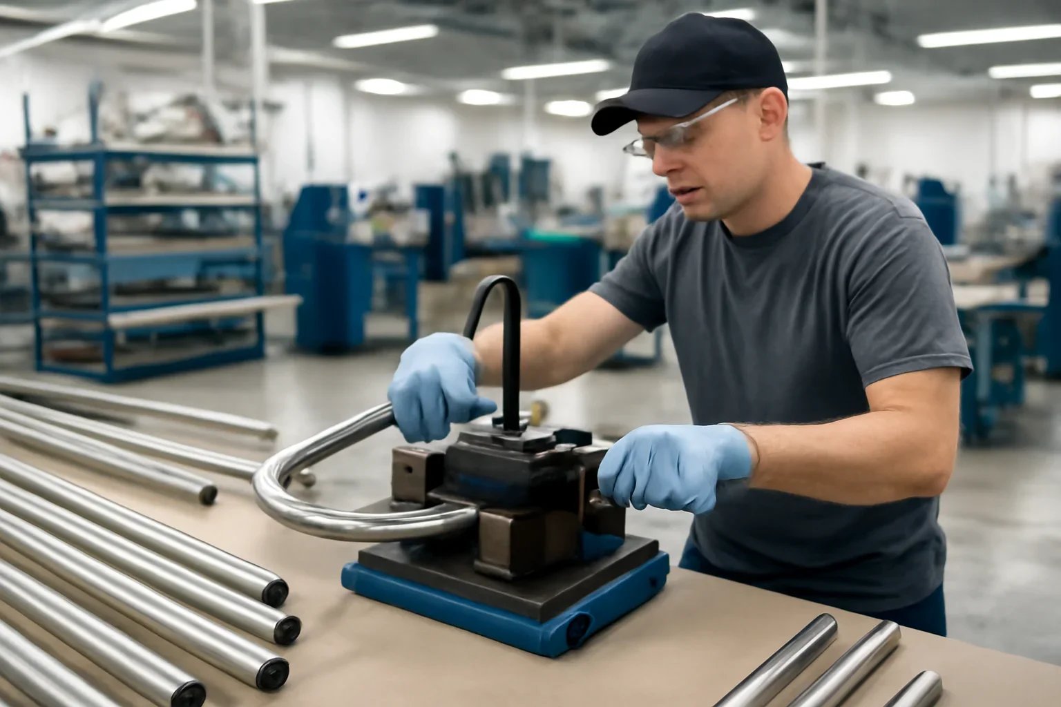 Electronics Manufacturing Tubing work in a Bay Area tube fabrication environment