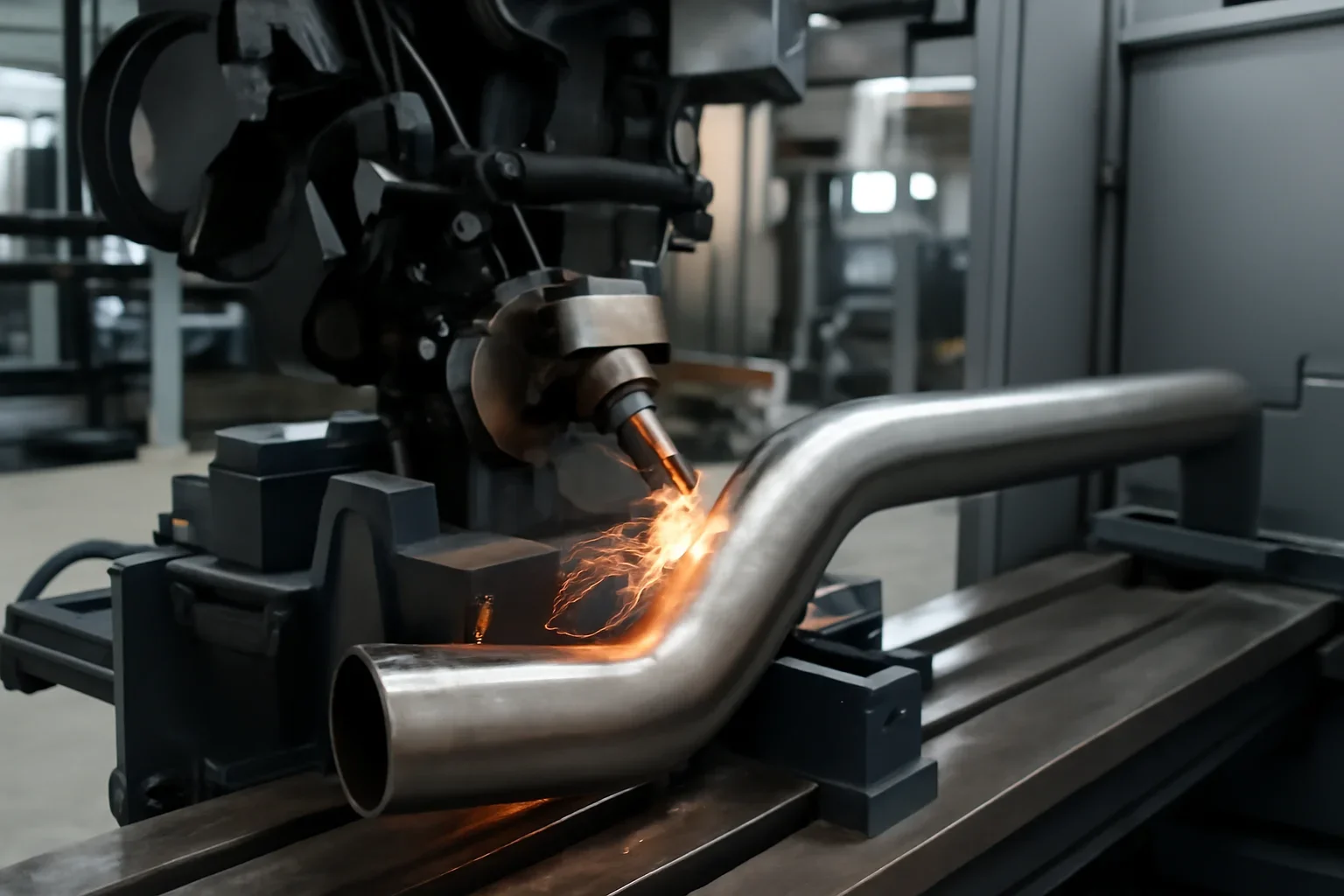 Integrated secondary processing for custom tubular parts