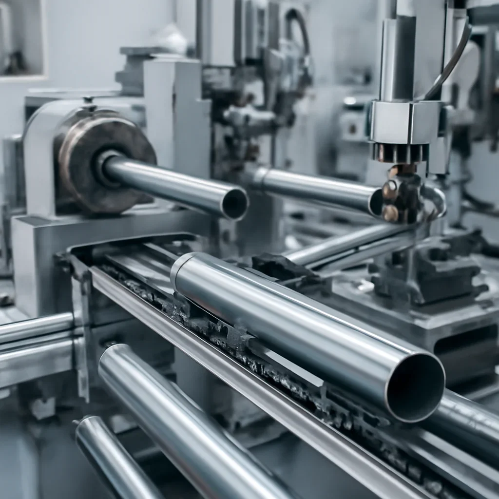 Tubular assemblies moving through machining finishing and joining workflow