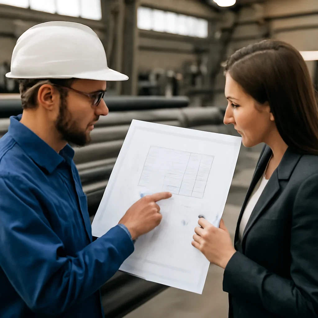 Project planning for tube fabrication work in Oakland, CA