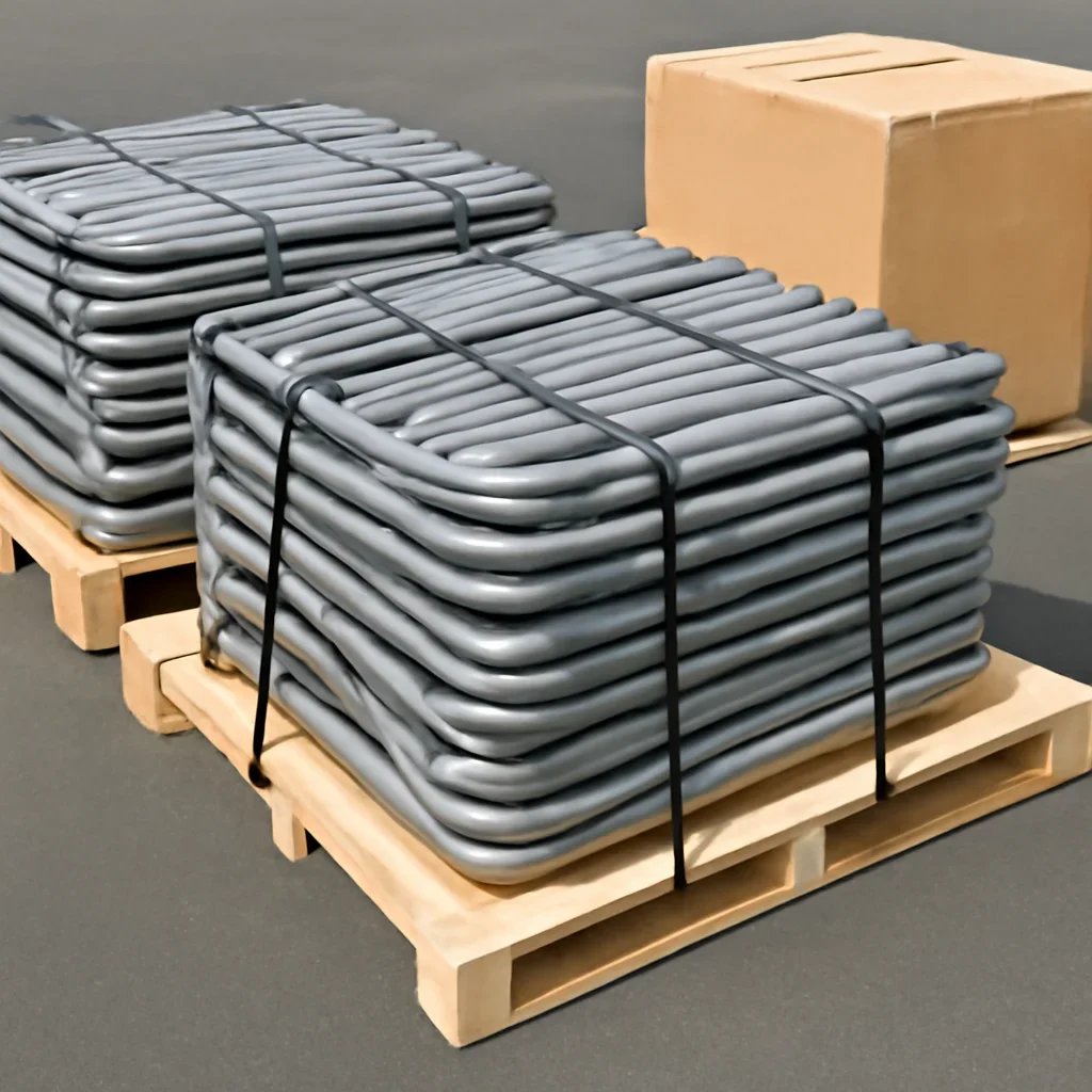 Custom tubular parts prepared for delivery to Mountain View, CA manufacturing teams