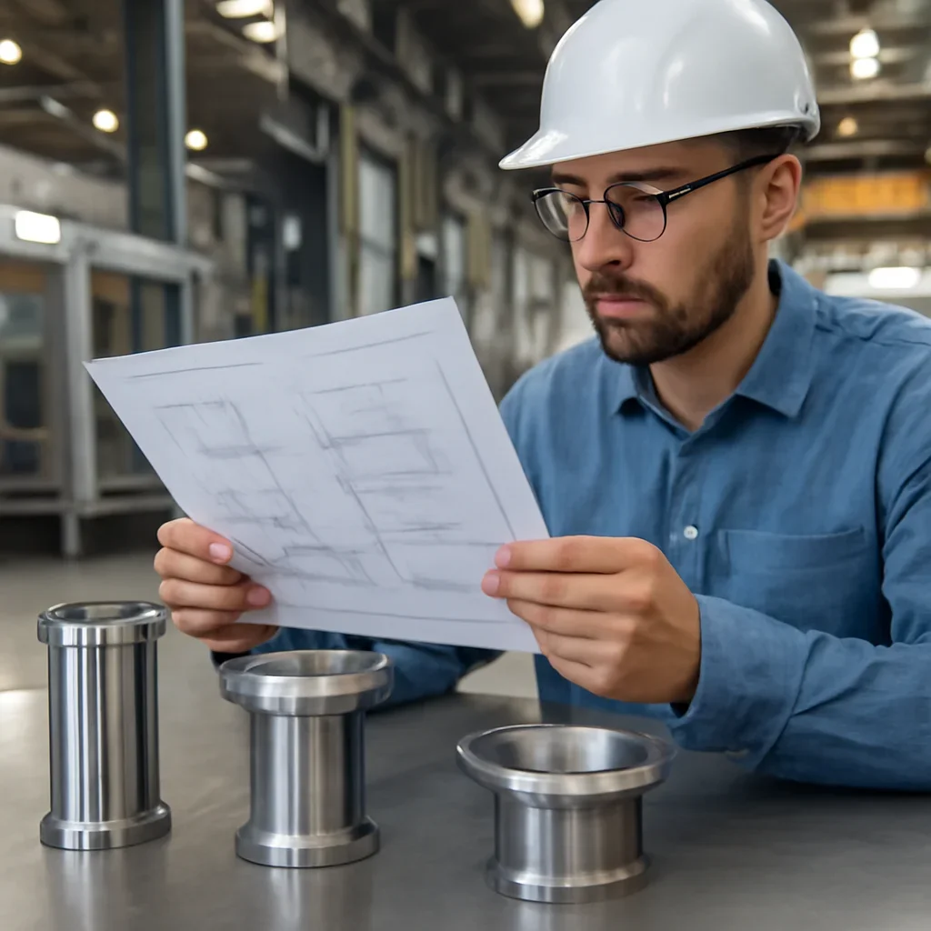 Engineering review and finished parts for beading & flanging production planning