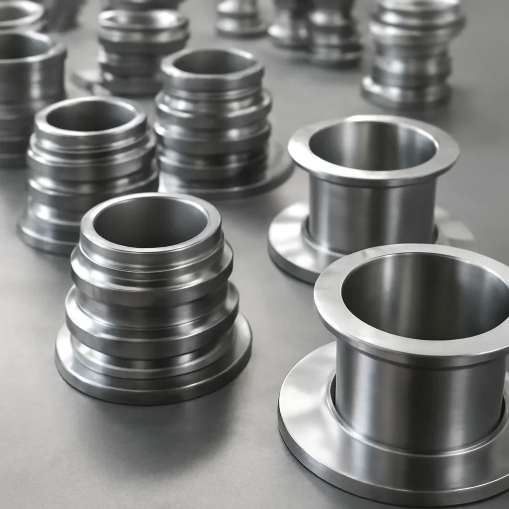 Beading & Flanging components staged for inspection and production planning
