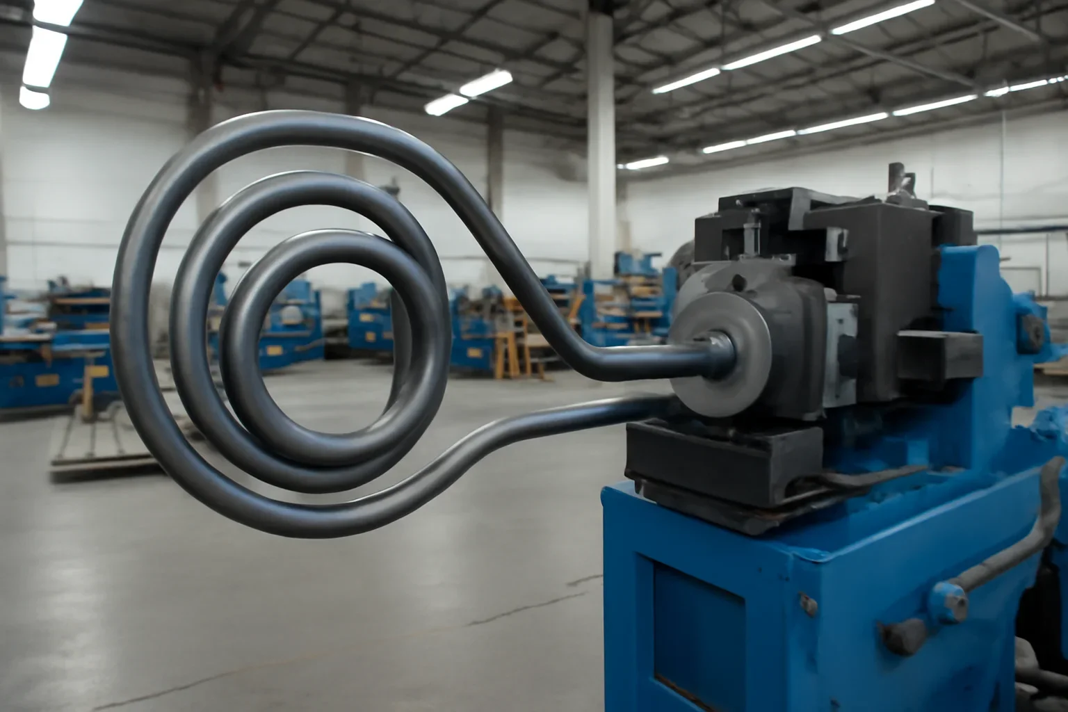 Coil Bending work in a Bay Area tube fabrication environment