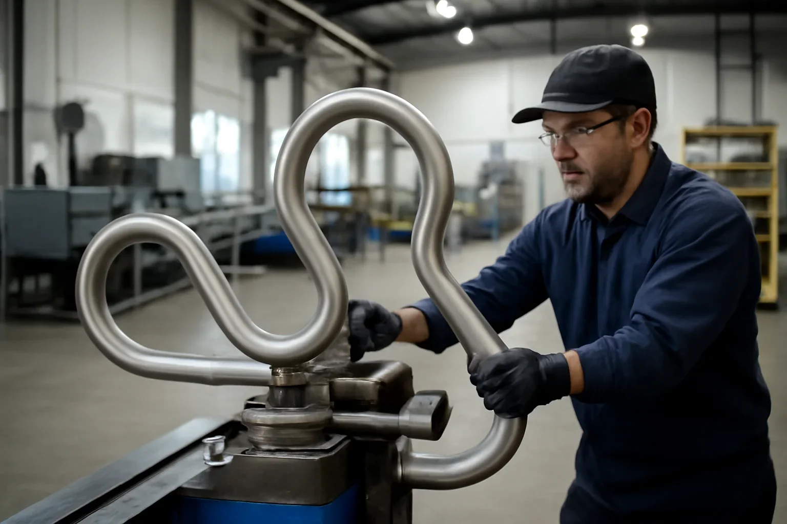 Serpentine Bending work in a Bay Area tube fabrication environment