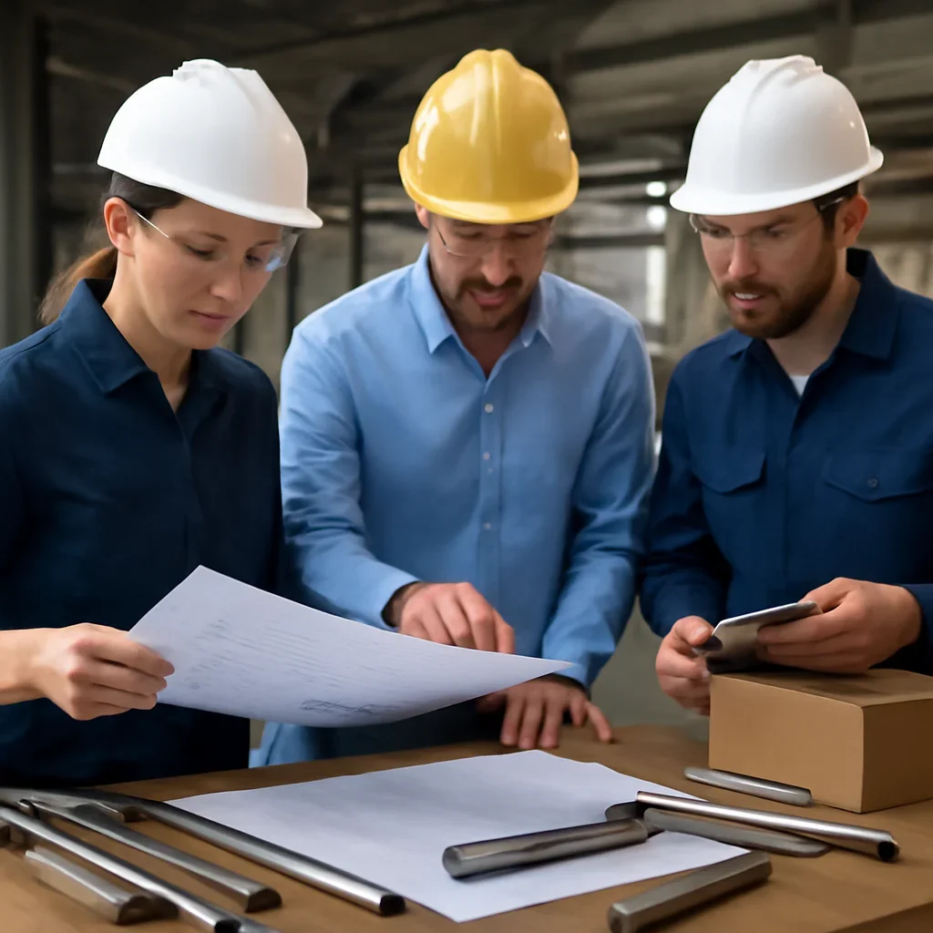 Bay Area manufacturing team preparing a custom tube fabrication quote package