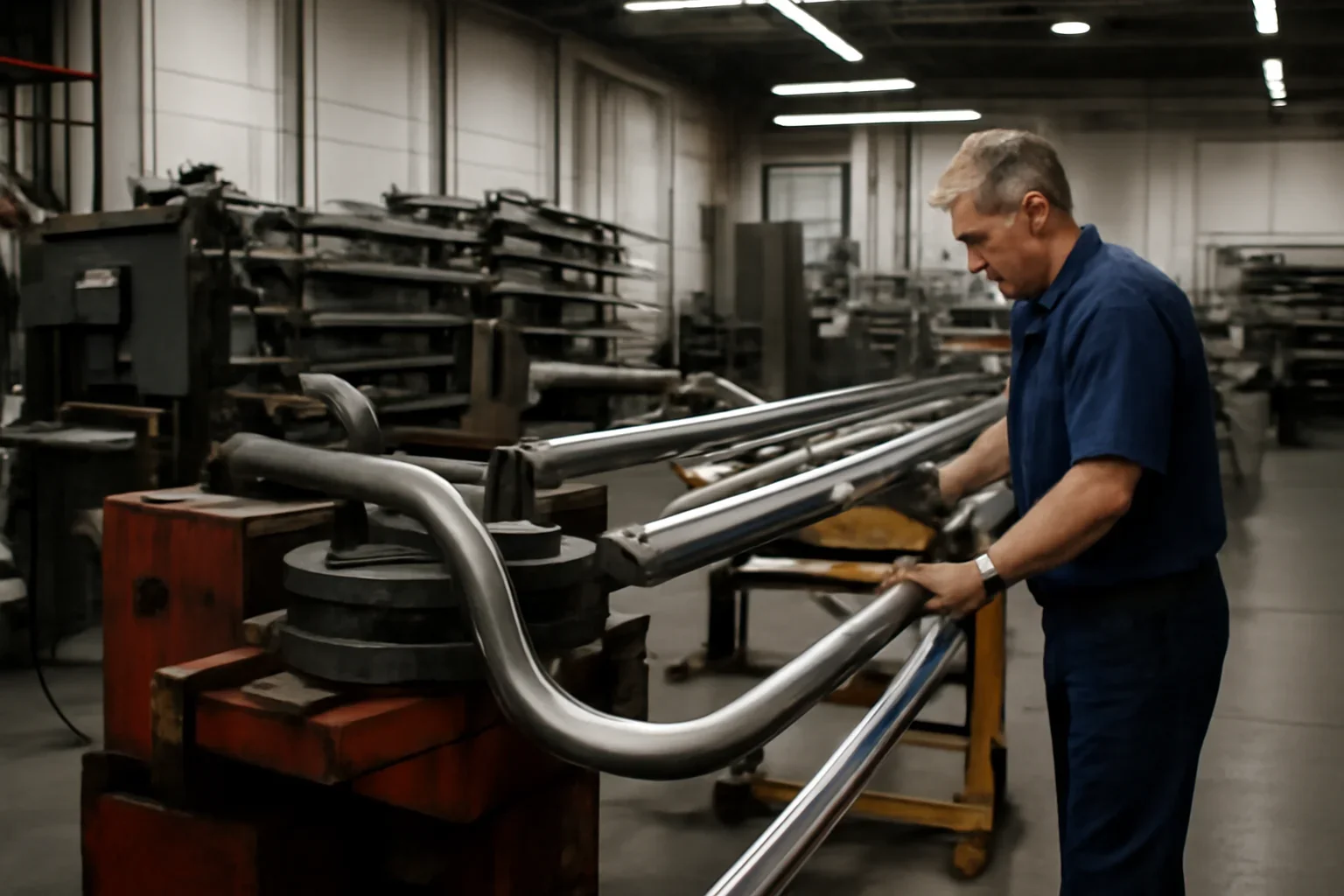 Lead Times work in a Bay Area tube fabrication environment