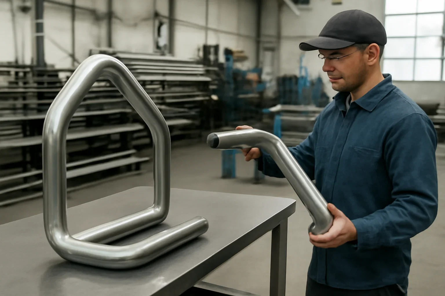 Prototype-to-Production Guide work in a Bay Area tube fabrication environment