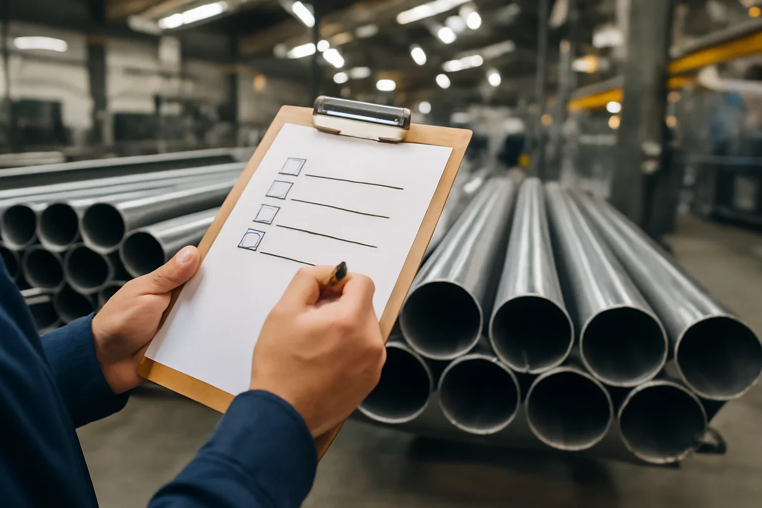 RFQ Checklist work in a Bay Area tube fabrication environment
