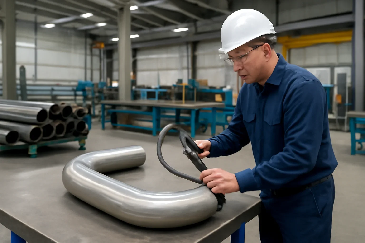Samples & Testing work in a Bay Area tube fabrication environment