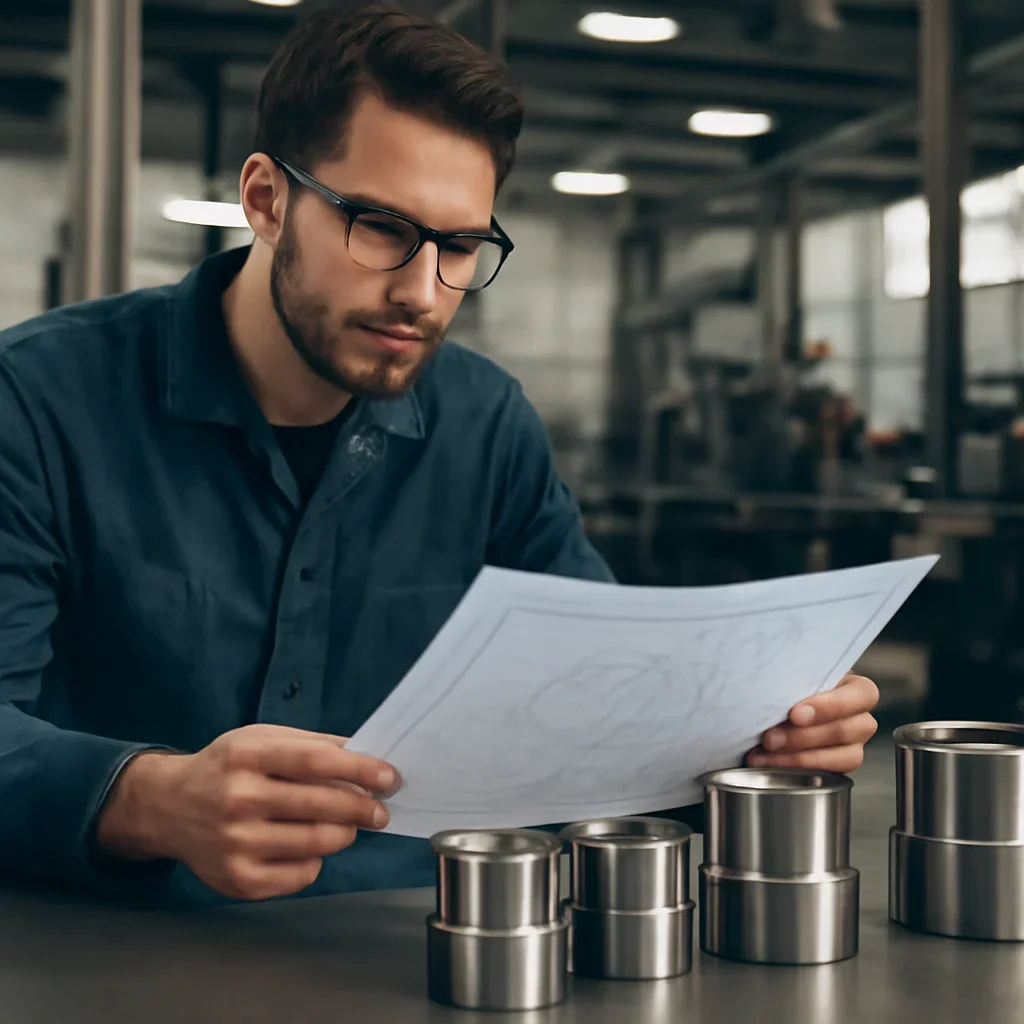 Engineering review and finished parts for tolerances production planning